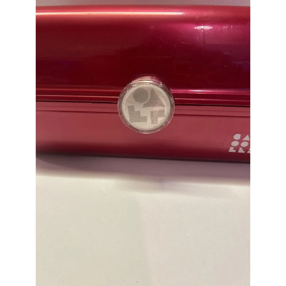Caboodles Makeup Case Burgundy Train Cosmetic Organizer Mirror 12